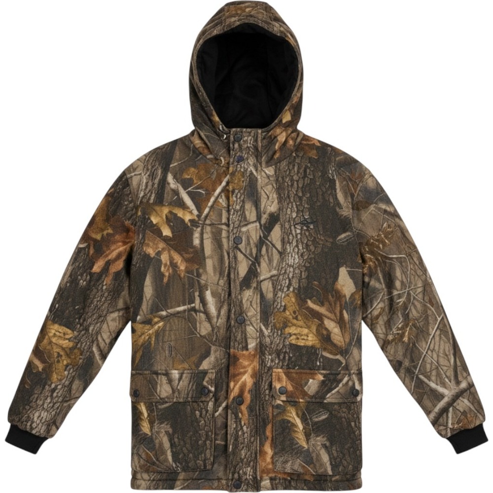 RedHead Realtree Hardwoods Camo Bone Dry Hunting Parka Jacket Mens XL Brown